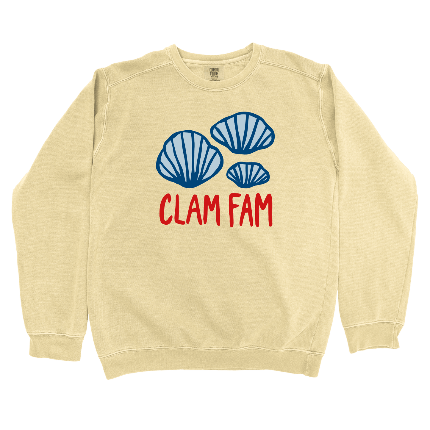 Sweatshirt Butter / S Clam Fam Sweatshirt