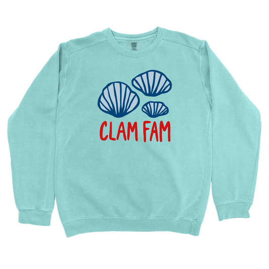 Sweatshirt Chalky Mint / S Clam Fam Sweatshirt
