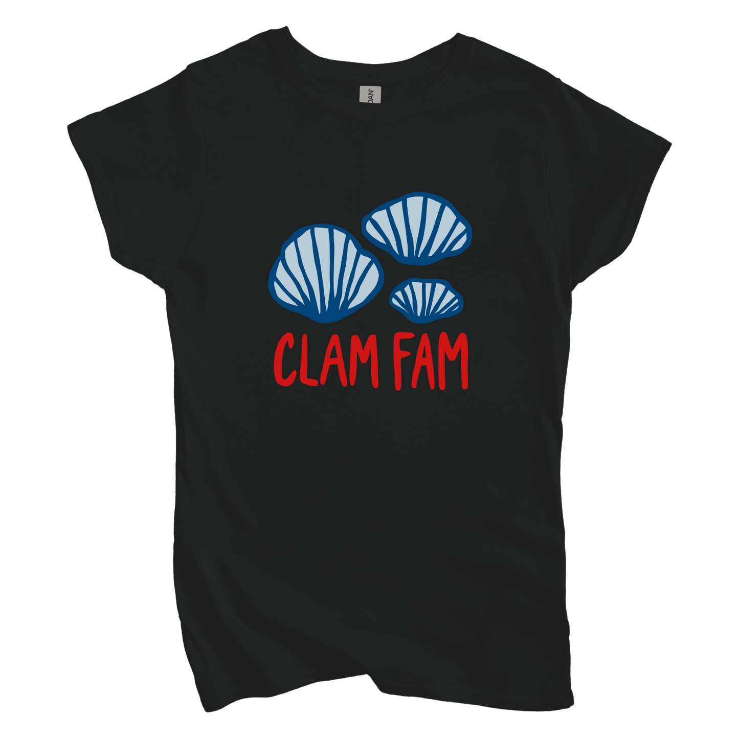T-Shirt S / Black Clam Fam Women's Tee