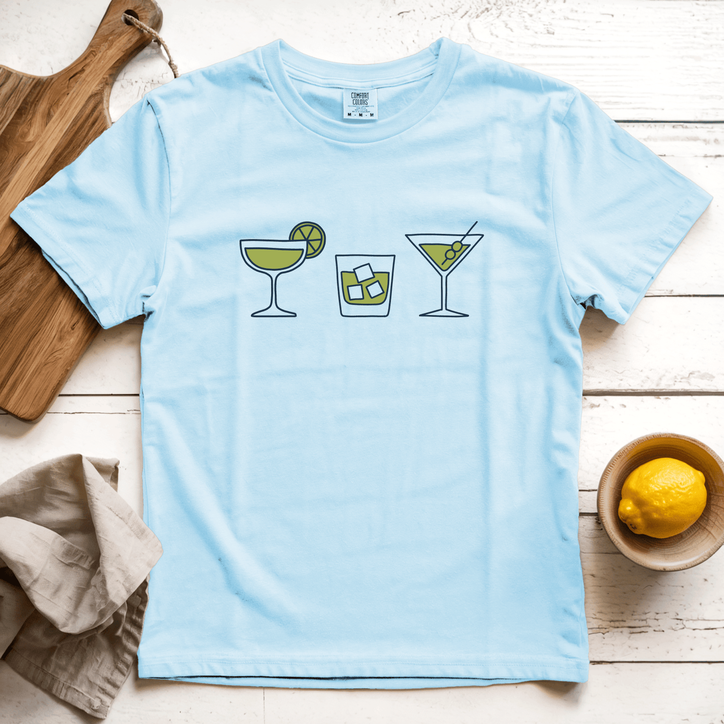 T-Shirt Chambray / S Cocktail Glasses