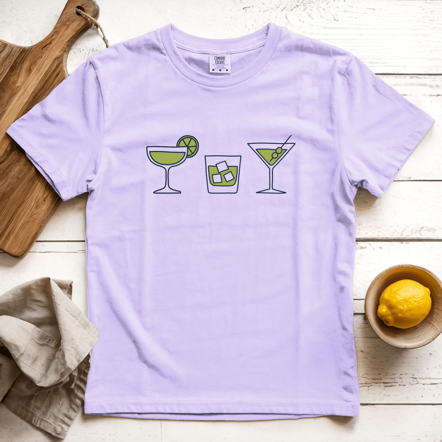 T-Shirt Orchid / S Cocktail Glasses