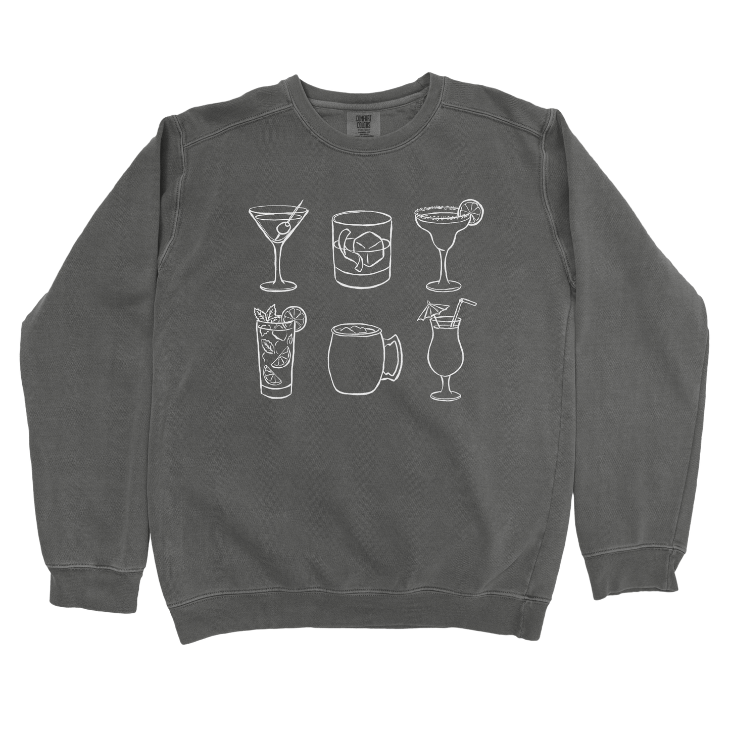 Sweatshirt Pepper / S Cocktail Grid Sweatshirt