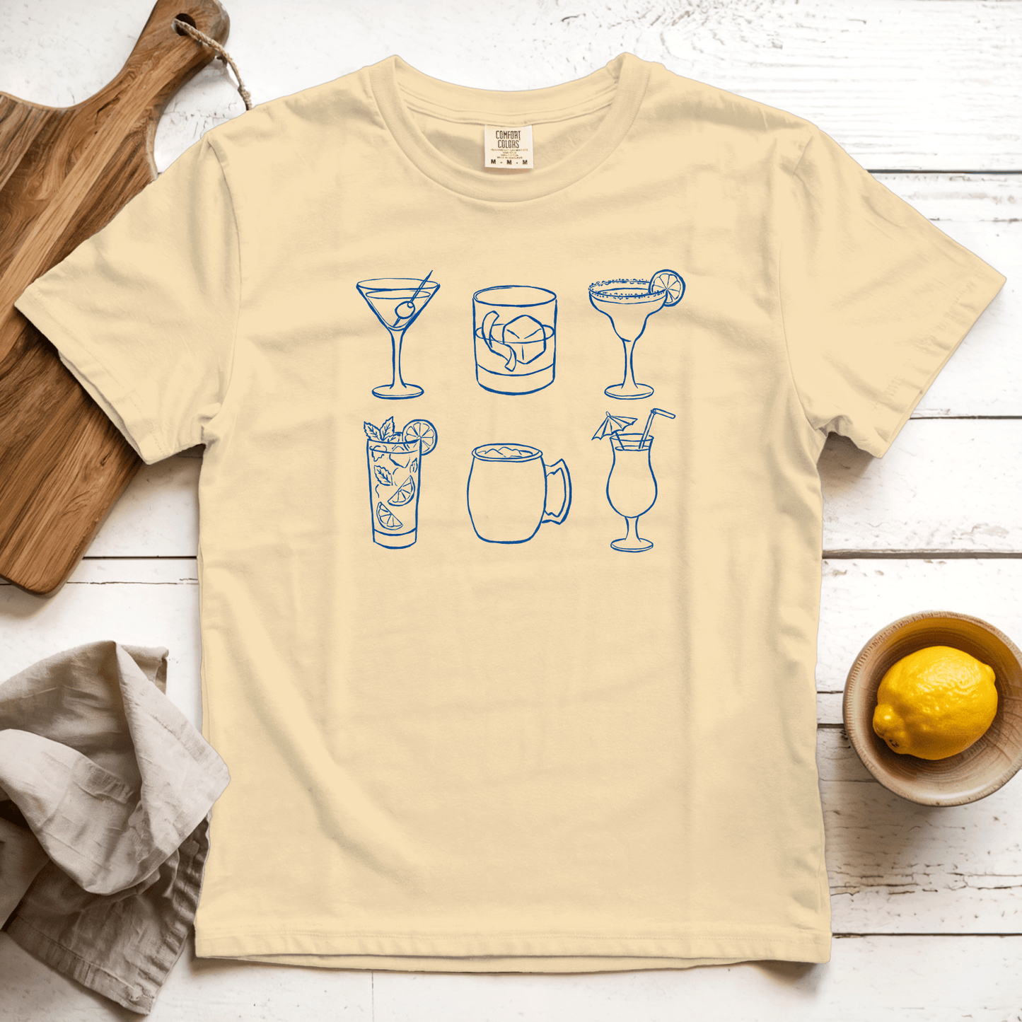 T-Shirts Butter / S Cocktail Grid