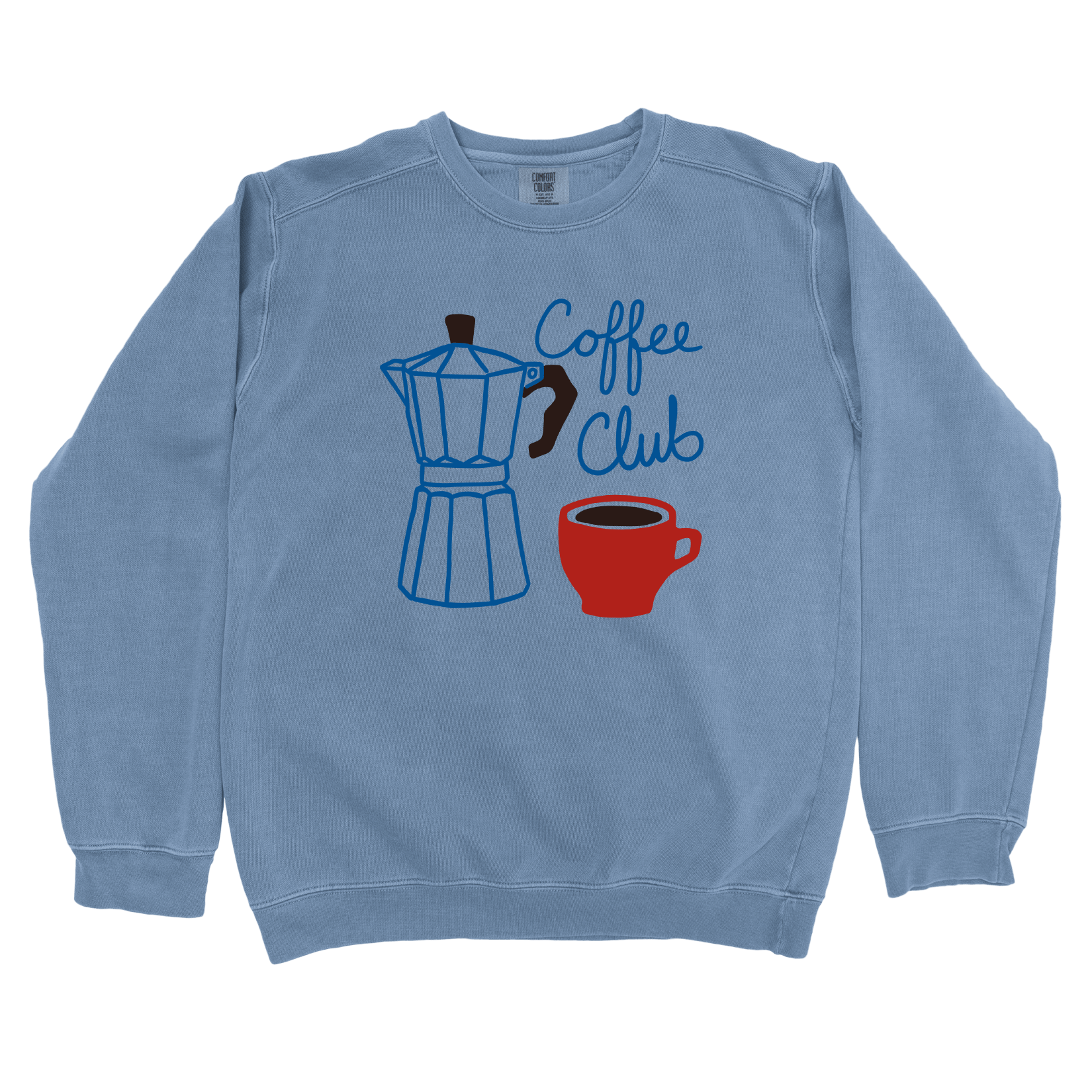 Sweatshirt Blue Jean / S Coffee Club Sweatshirt