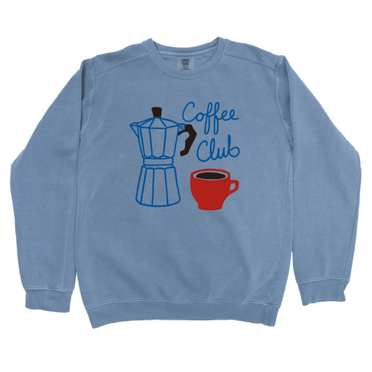 Sweatshirt Blue Jean / S Coffee Club Sweatshirt