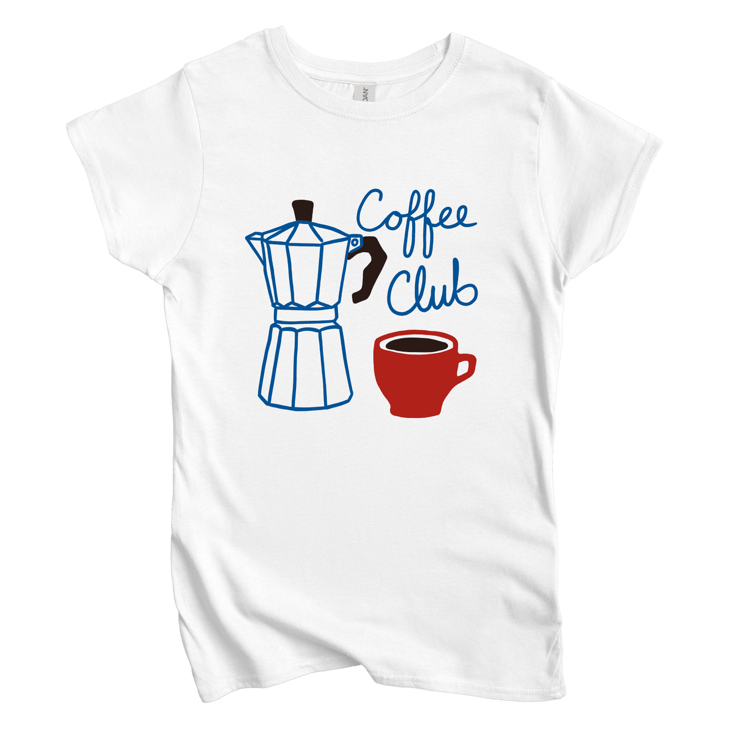 T-Shirt White / S Coffee Club Women's Tee