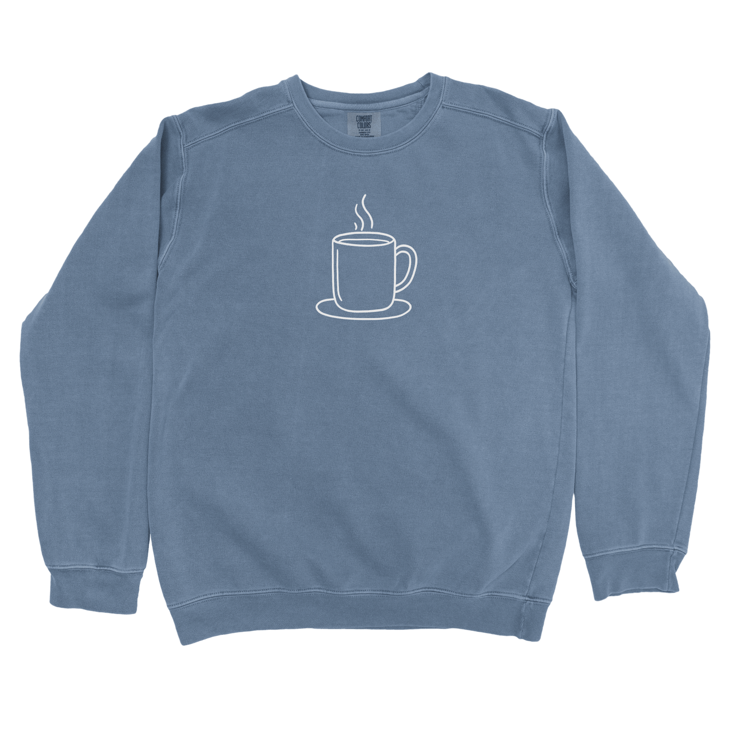 T-Shirts Blue Jean / S Coffee Doodle Sweatshirt