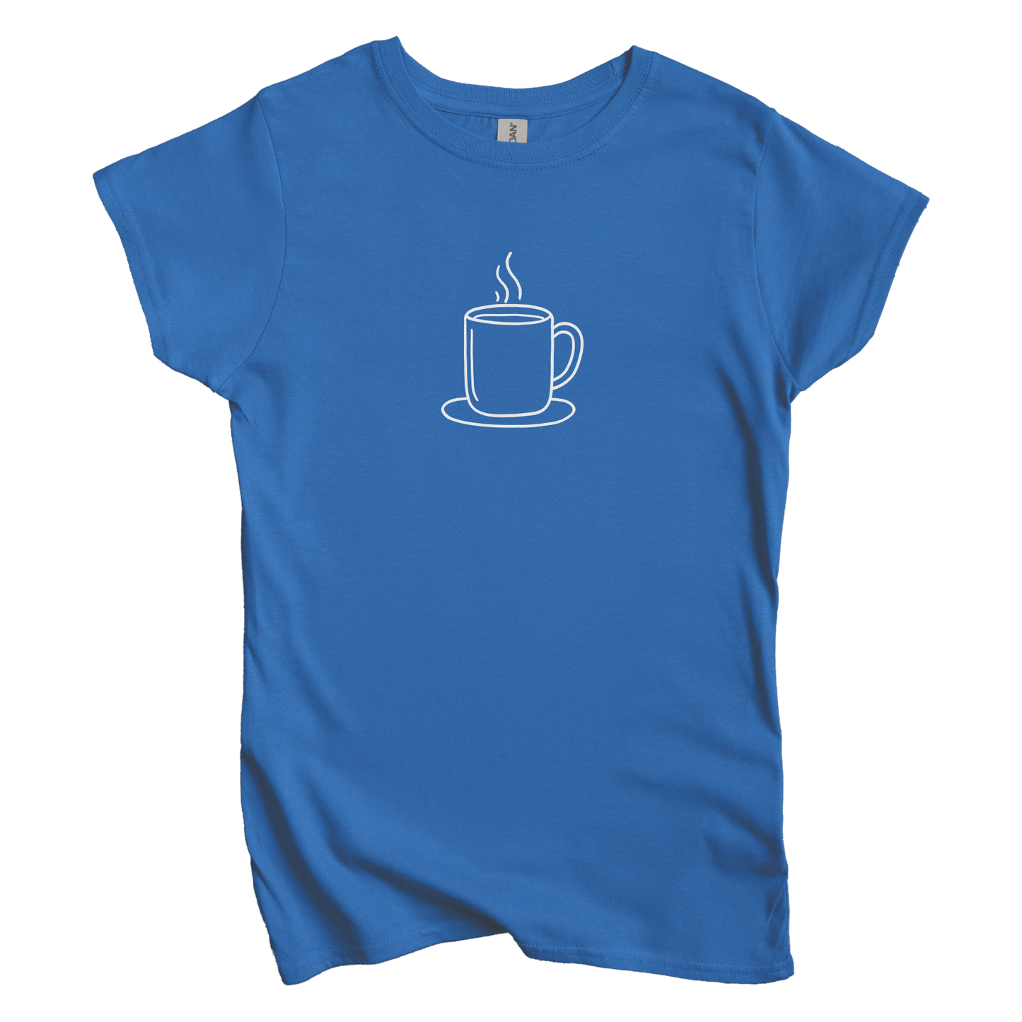 T-Shirts S / Royal Coffee Doodle Women's Tee