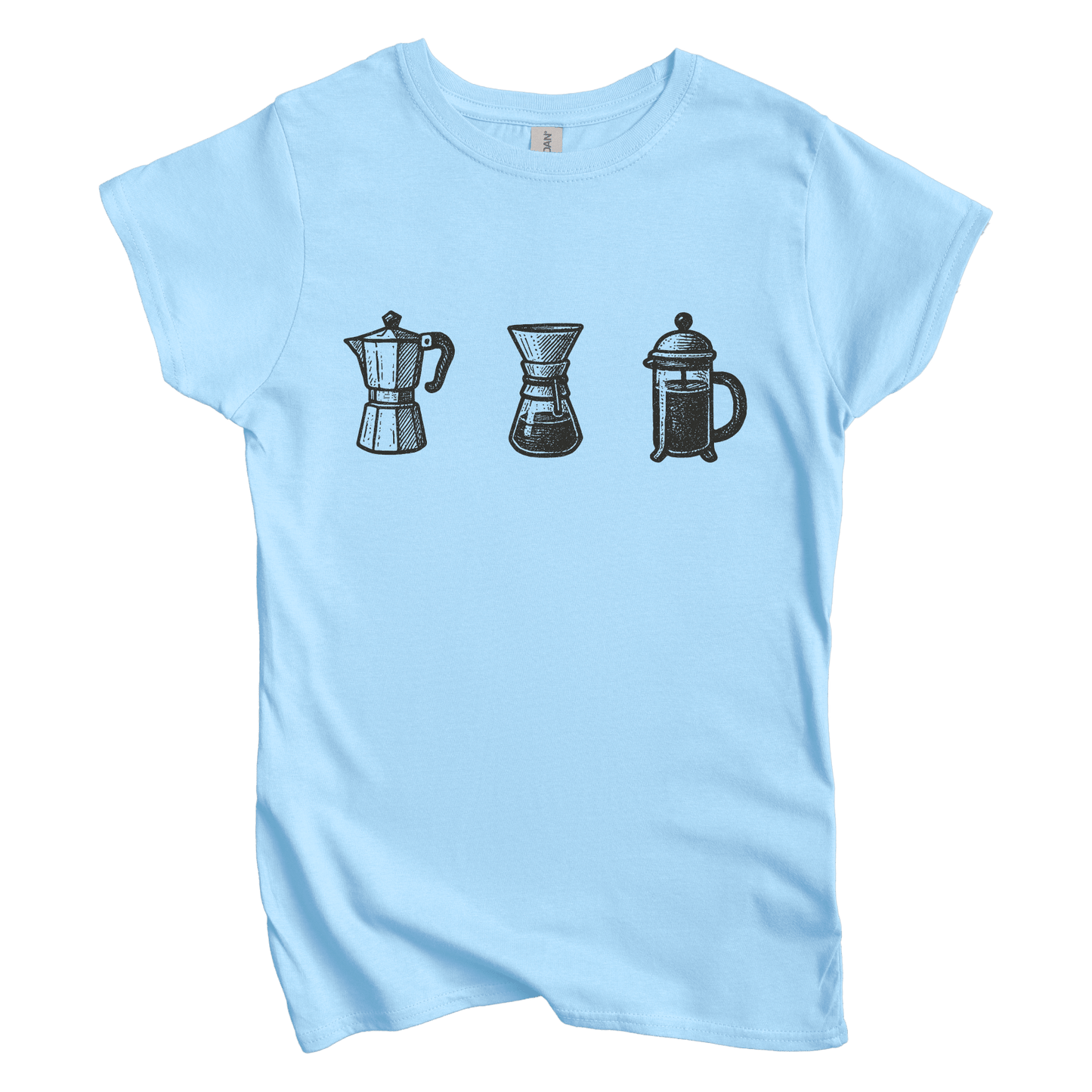 T-Shirt S / Light Blue Coffee Makers Women's Tee