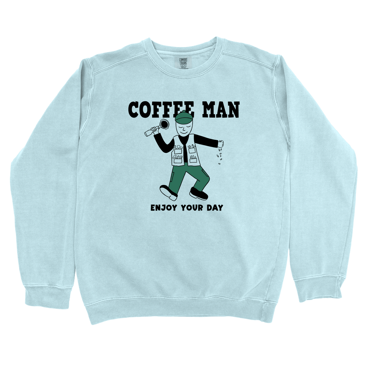 T-Shirts Chambray / S Coffee Man: Sae Karepe Sweatshirt