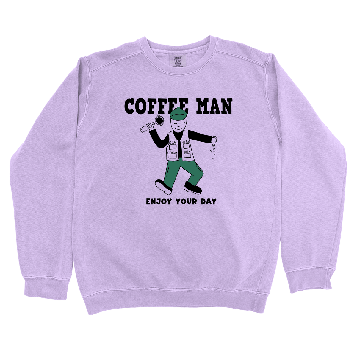T-Shirts Orchid / S Coffee Man: Sae Karepe Sweatshirt