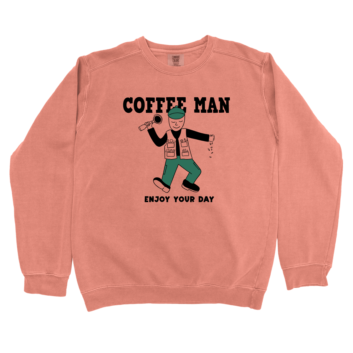 T-Shirts Terracotta / S Coffee Man: Sae Karepe Sweatshirt