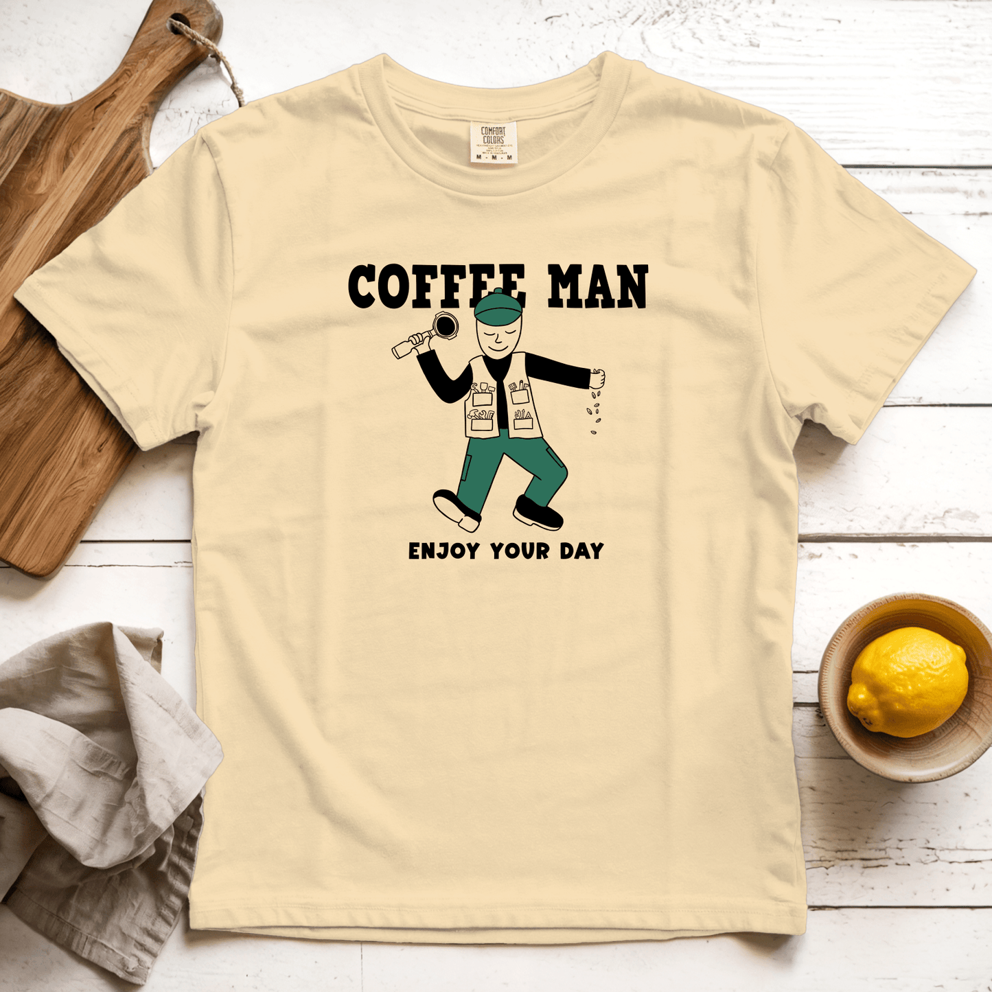 T-Shirts Butter / S Coffee Man: Sae Karepe