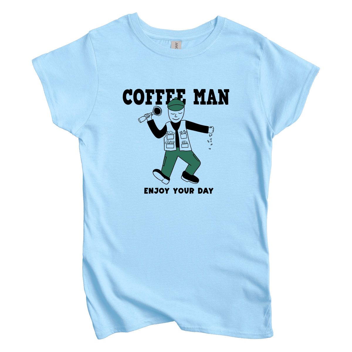 T-Shirts S / Light Blue Coffee Man: Sae Karepe Women's Tee