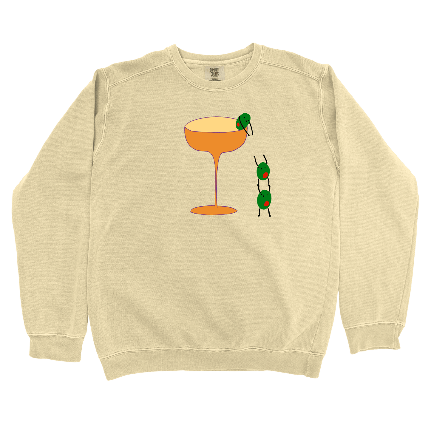 T-Shirts Butter / S Come Here: Woblylines Sweatshirt