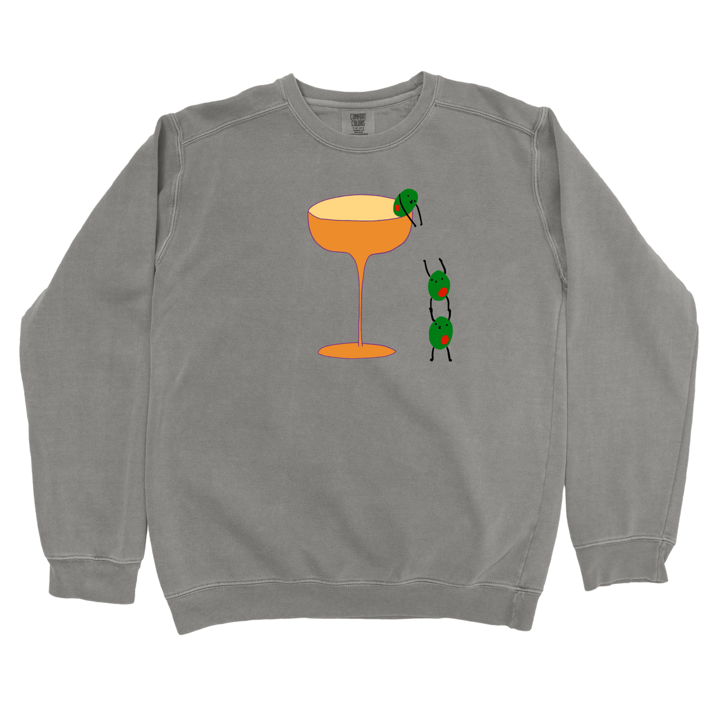 T-Shirts Grey / S Come Here: Woblylines Sweatshirt