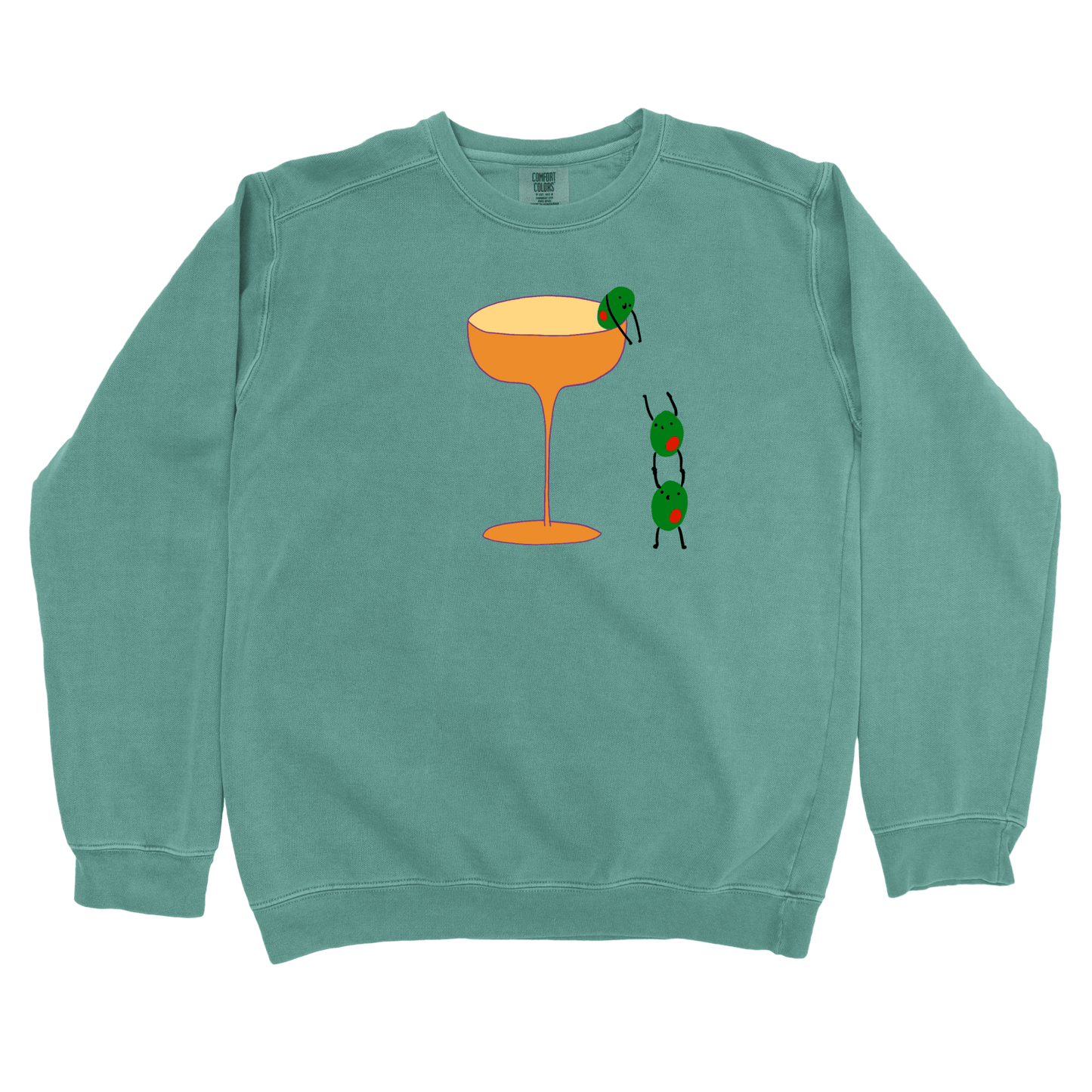 T-Shirts Light Green / S Come Here: Woblylines Sweatshirt