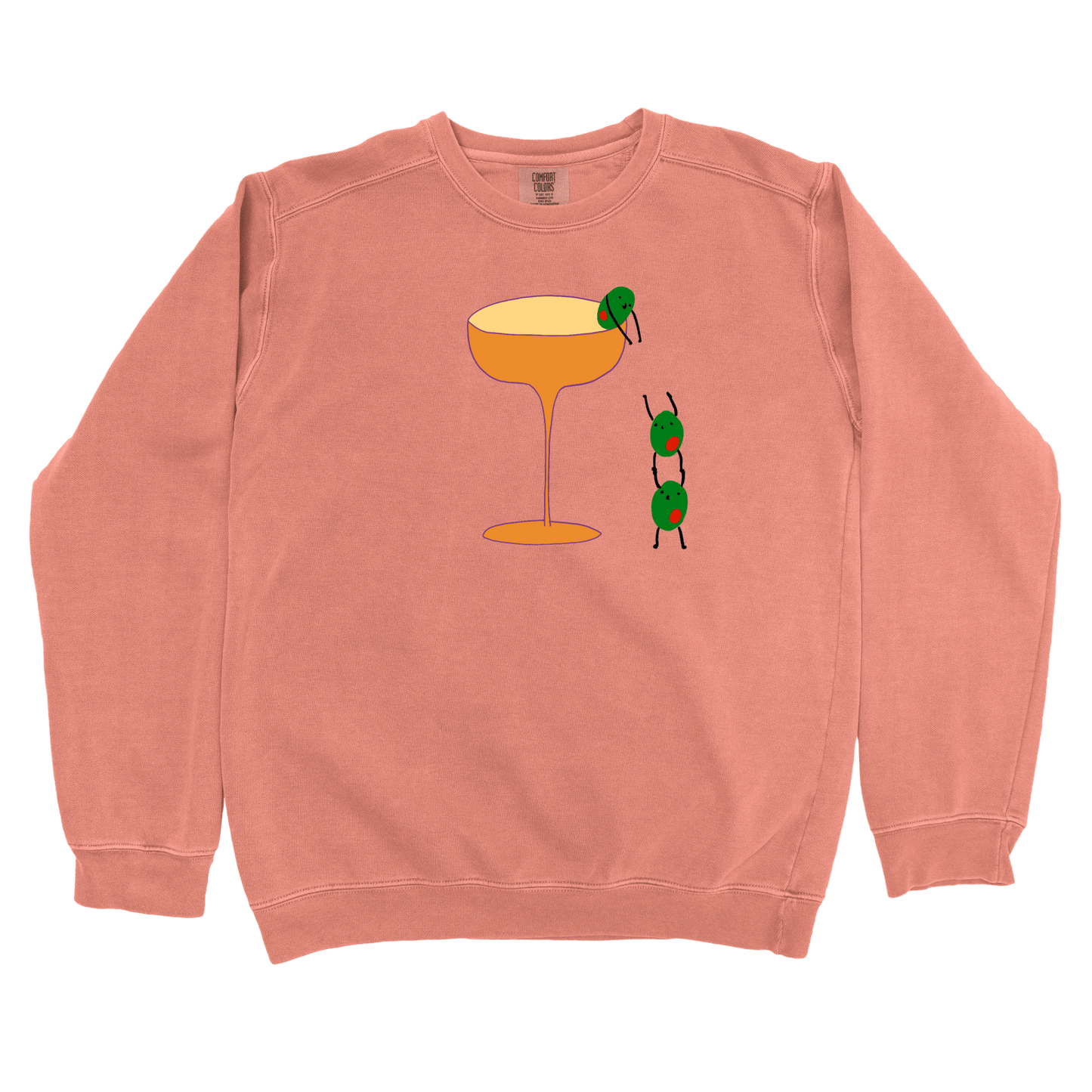 T-Shirts Terracotta / S Come Here: Woblylines Sweatshirt