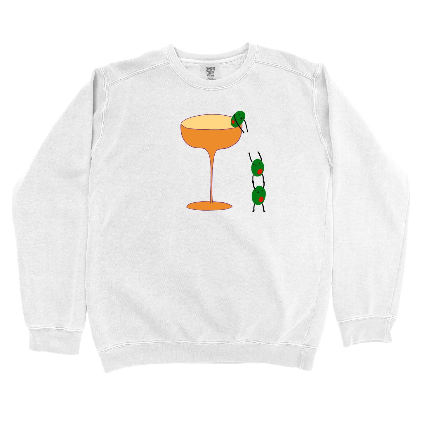 T-Shirts White / S Come Here: Woblylines Sweatshirt