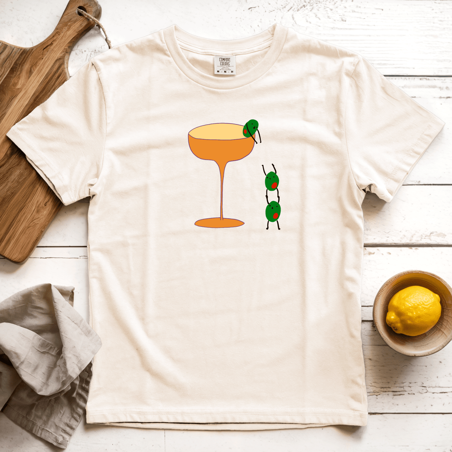 T-Shirts Ivory / S Come Here: Woblylines