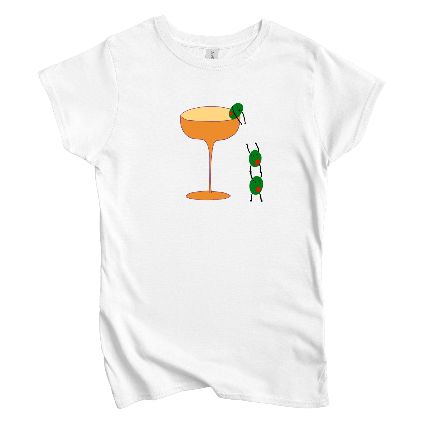 T-Shirts S / White Come Here: Woblylines Women's Tee