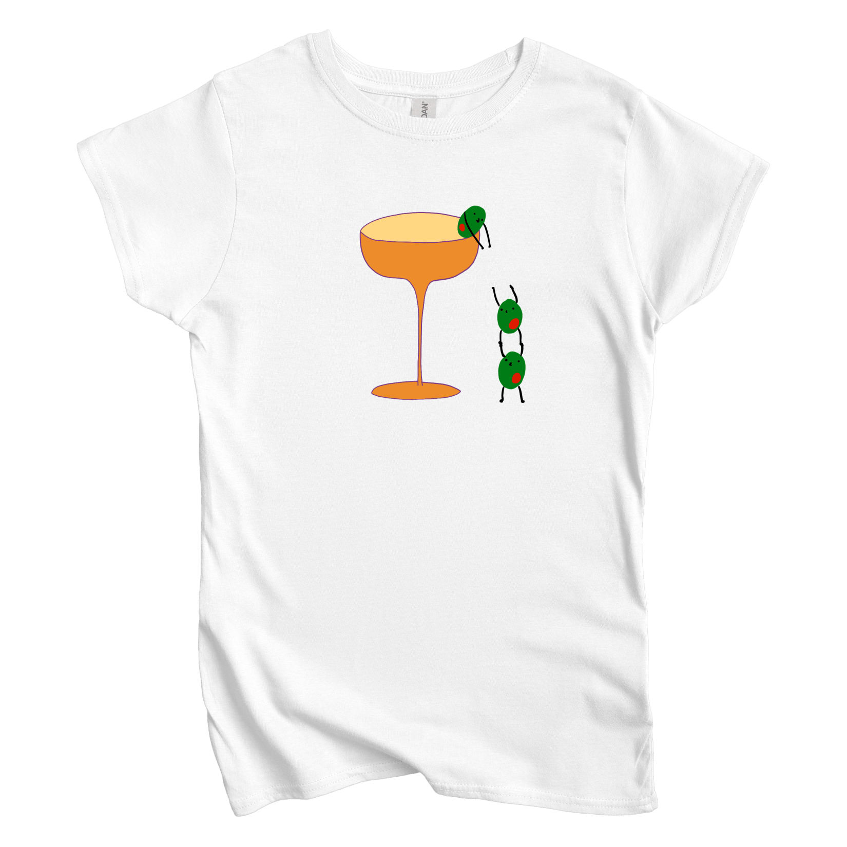 T-Shirts S / White Come Here: Woblylines Women's Tee