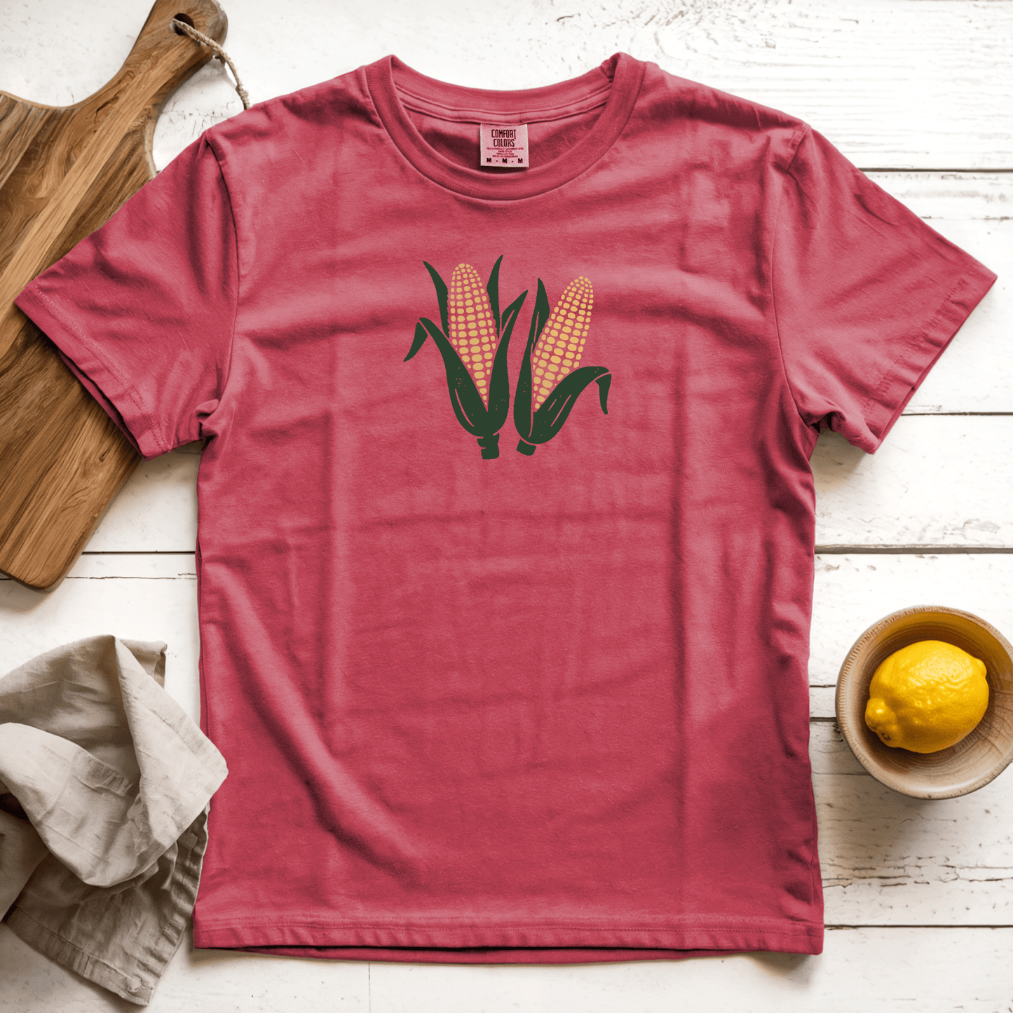 T-Shirts Crimson / S Corn