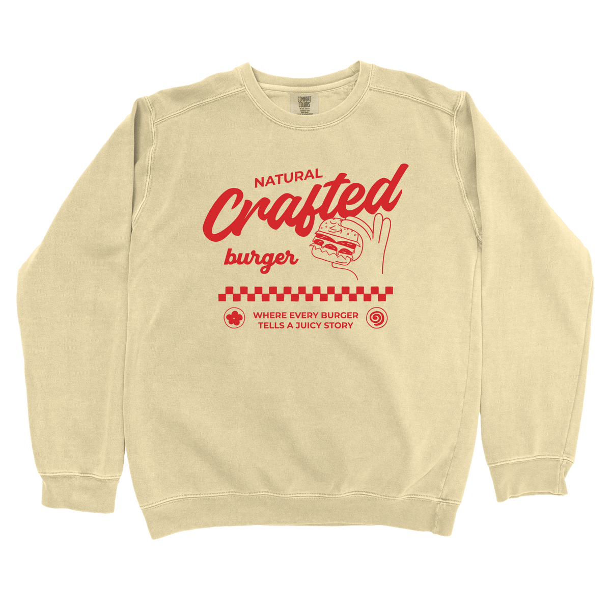 T-Shirts Butter / S Crafted Burger: Sae Karepe Sweatshirt