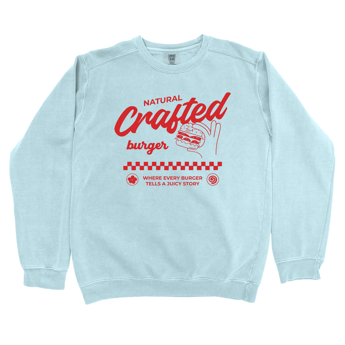 T-Shirts Chambray / S Crafted Burger: Sae Karepe Sweatshirt