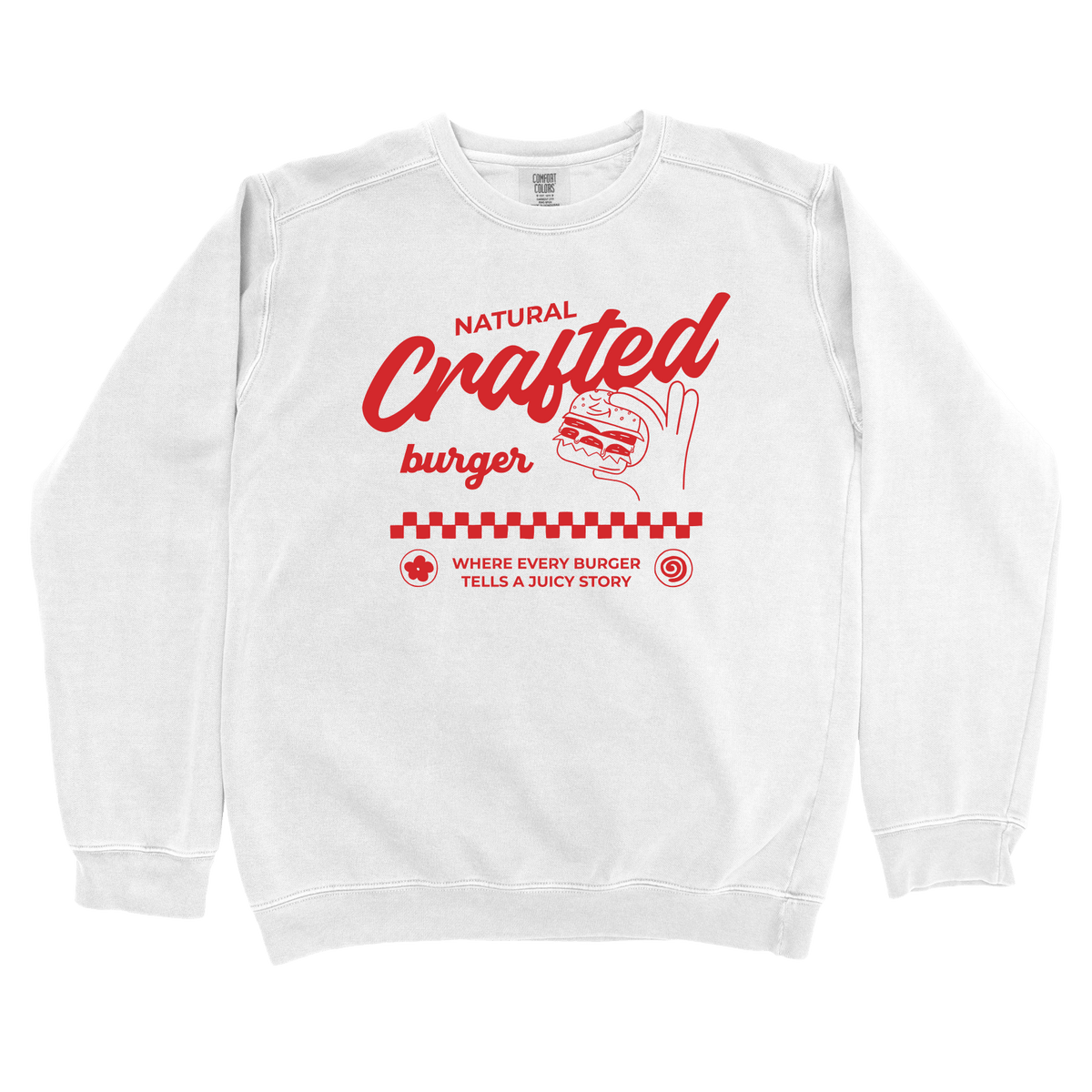T-Shirts White / S Crafted Burger: Sae Karepe Sweatshirt
