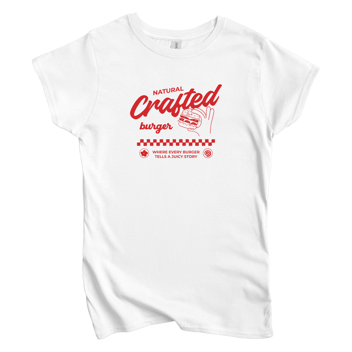 T-Shirts S / White Crafted Burger: Sae Karepe Women's Tee