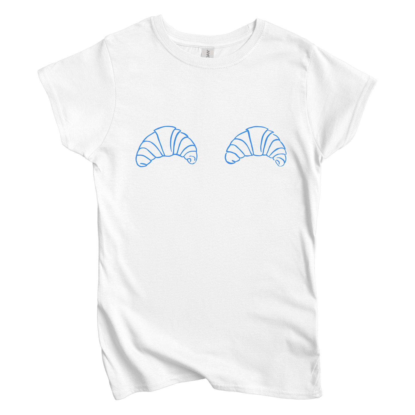 T-Shirt S / White Croissant Boobs Women's Tee