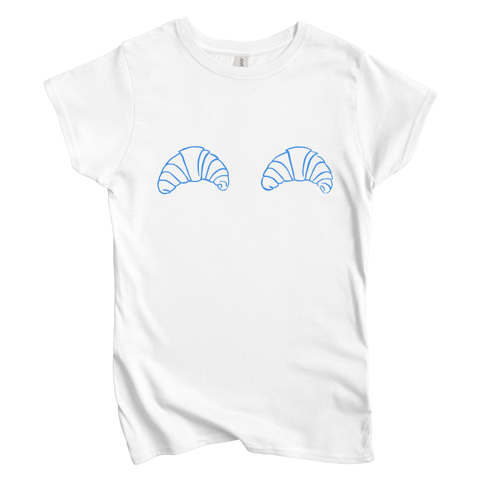 T-Shirt S / White Croissant Boobs Women's Tee