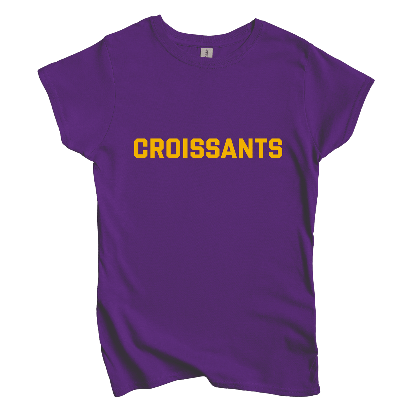 T-Shirt L / Purple Croissants Women's Tee