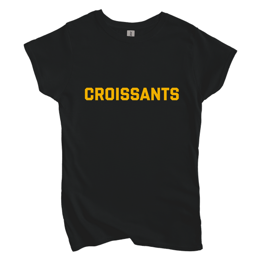T-Shirt S / Black Croissants Women's Tee