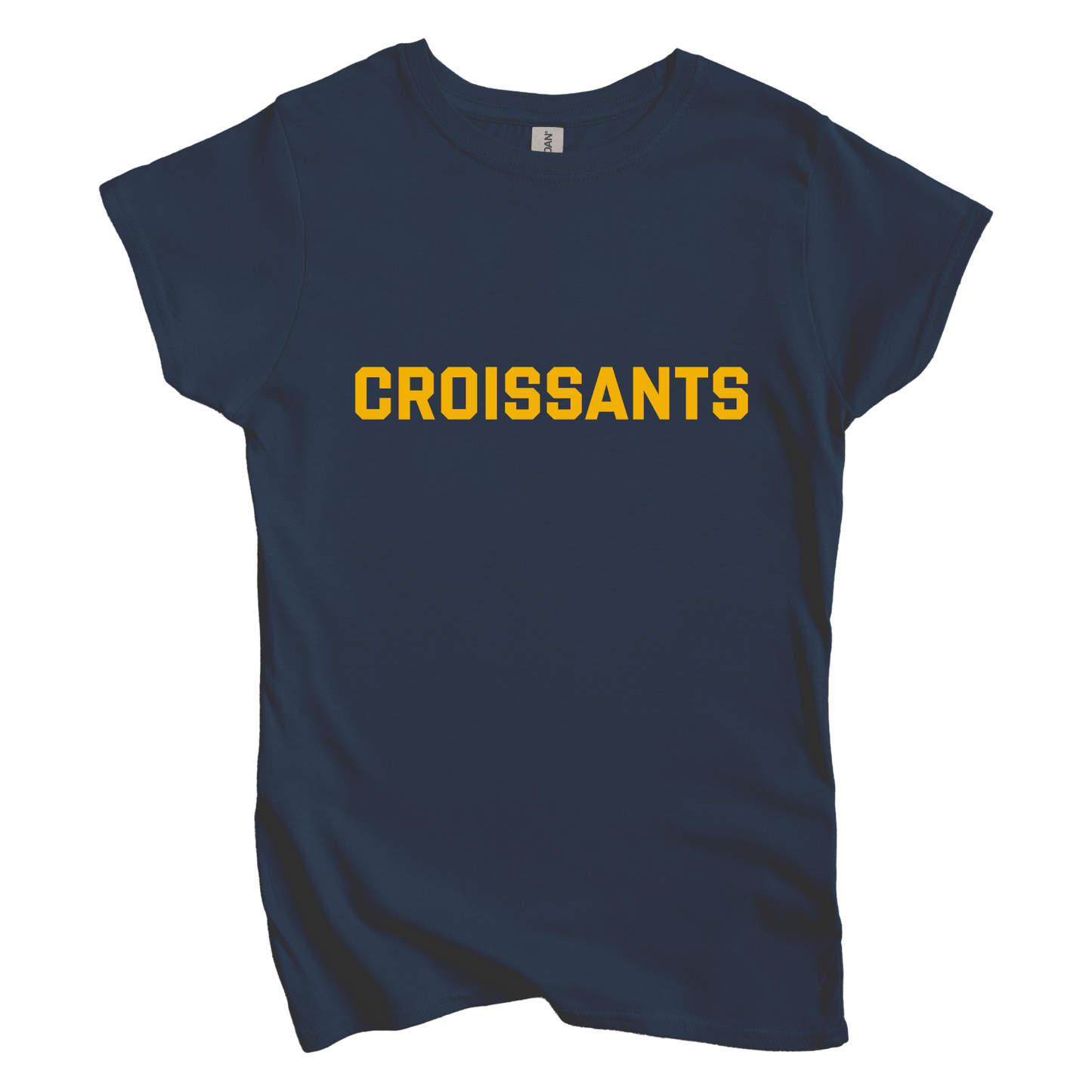 T-Shirt S / Navy Croissants Women's Tee
