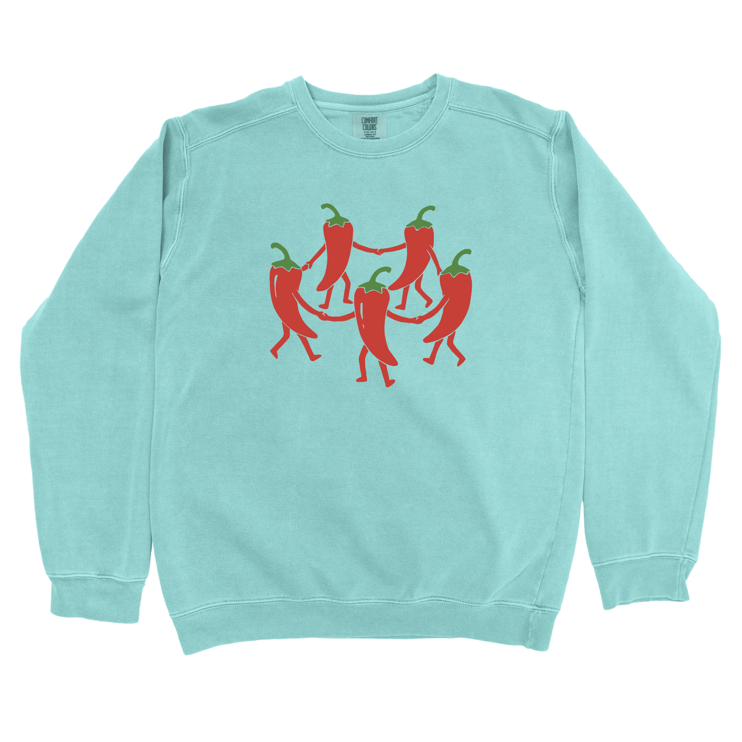 Sweatshirt Chalky Mint / S Dancing Chilis Sweatshirt