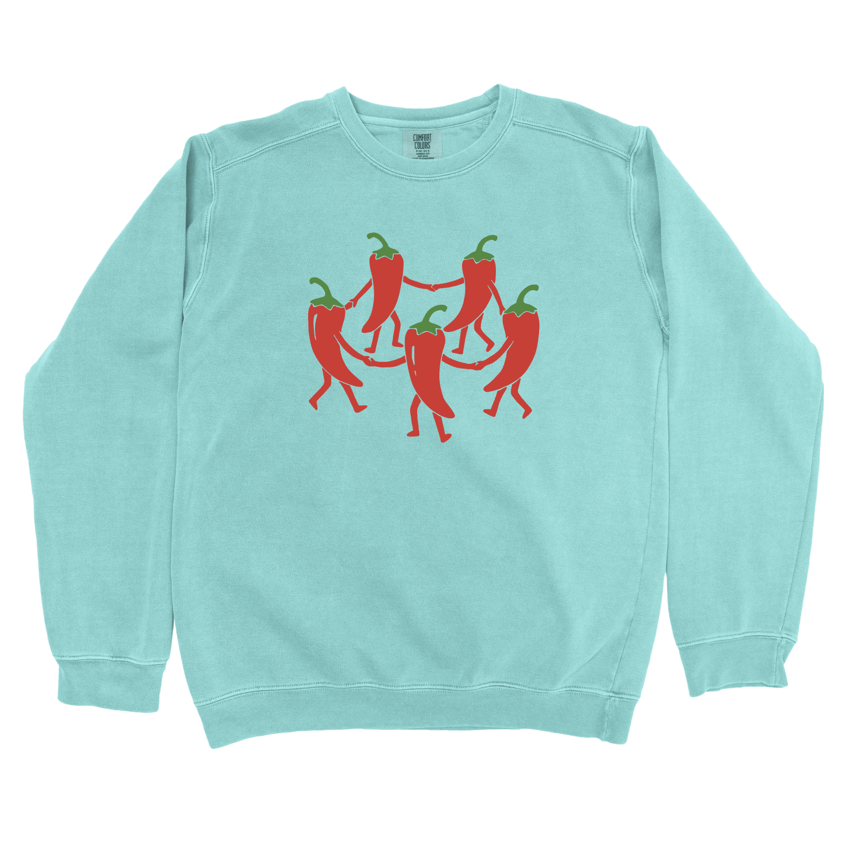 Sweatshirt Chalky Mint / S Dancing Chilis Sweatshirt