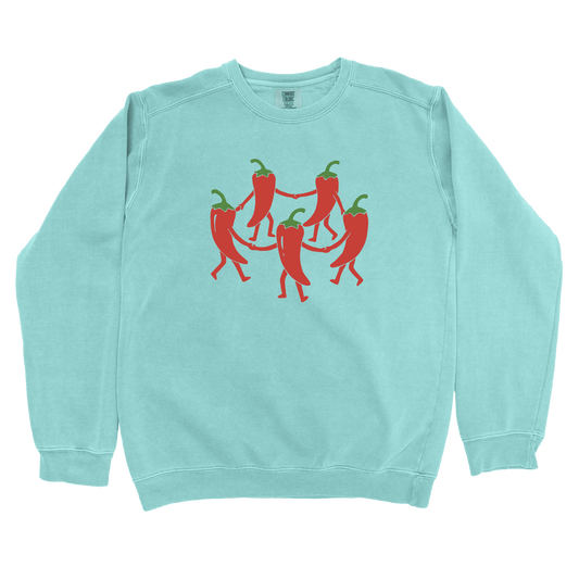 Sweatshirt Chalky Mint / S Dancing Chilis Sweatshirt