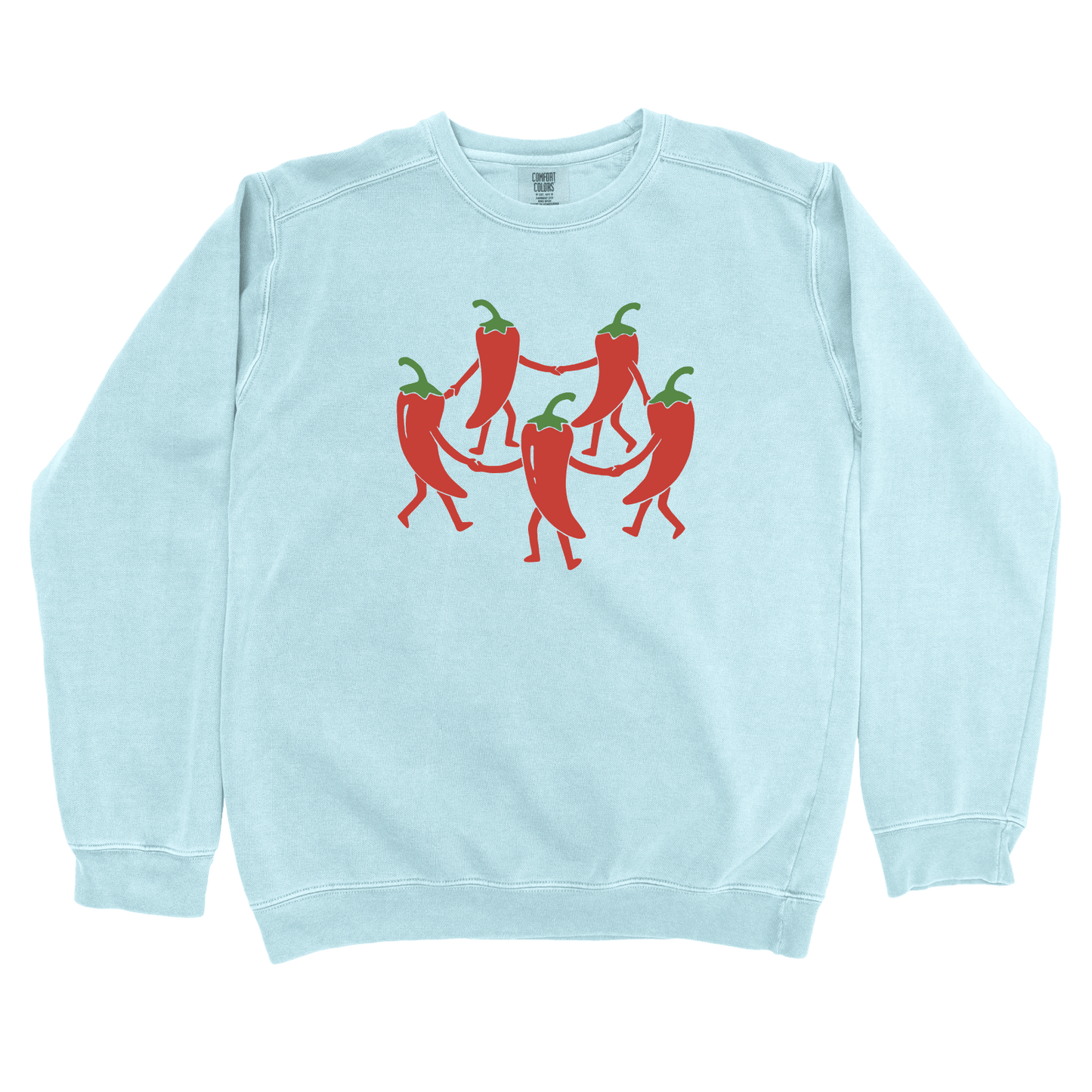 Sweatshirt Chambray / S Dancing Chilis Sweatshirt