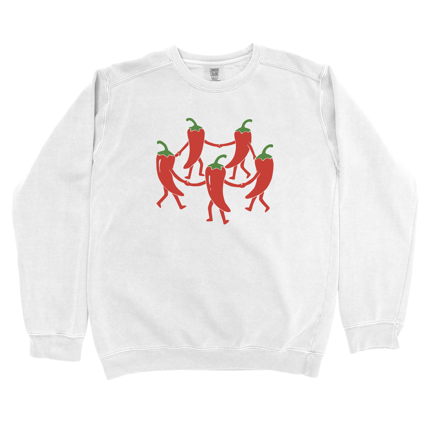 Sweatshirt White / S Dancing Chilis Sweatshirt