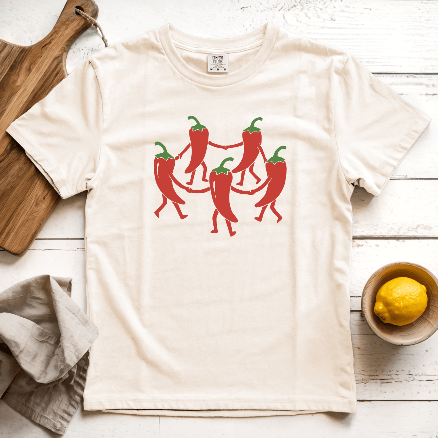 T-Shirt Ivory / S Dancing Chilis