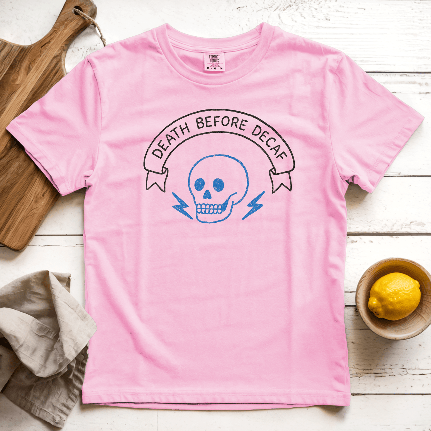T-Shirt Blossom / S Death Before Decaf