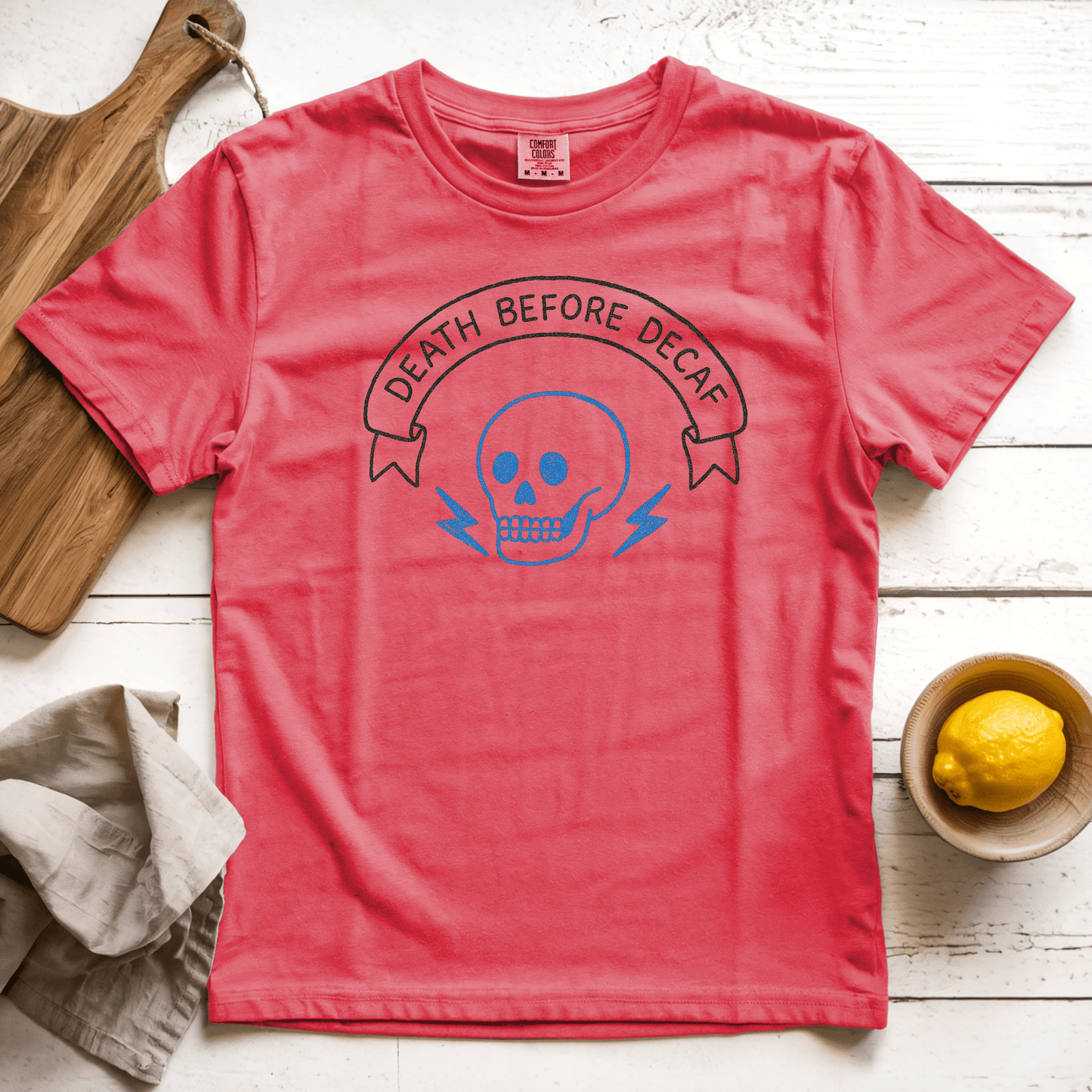 T-Shirt Watermelon / S Death Before Decaf