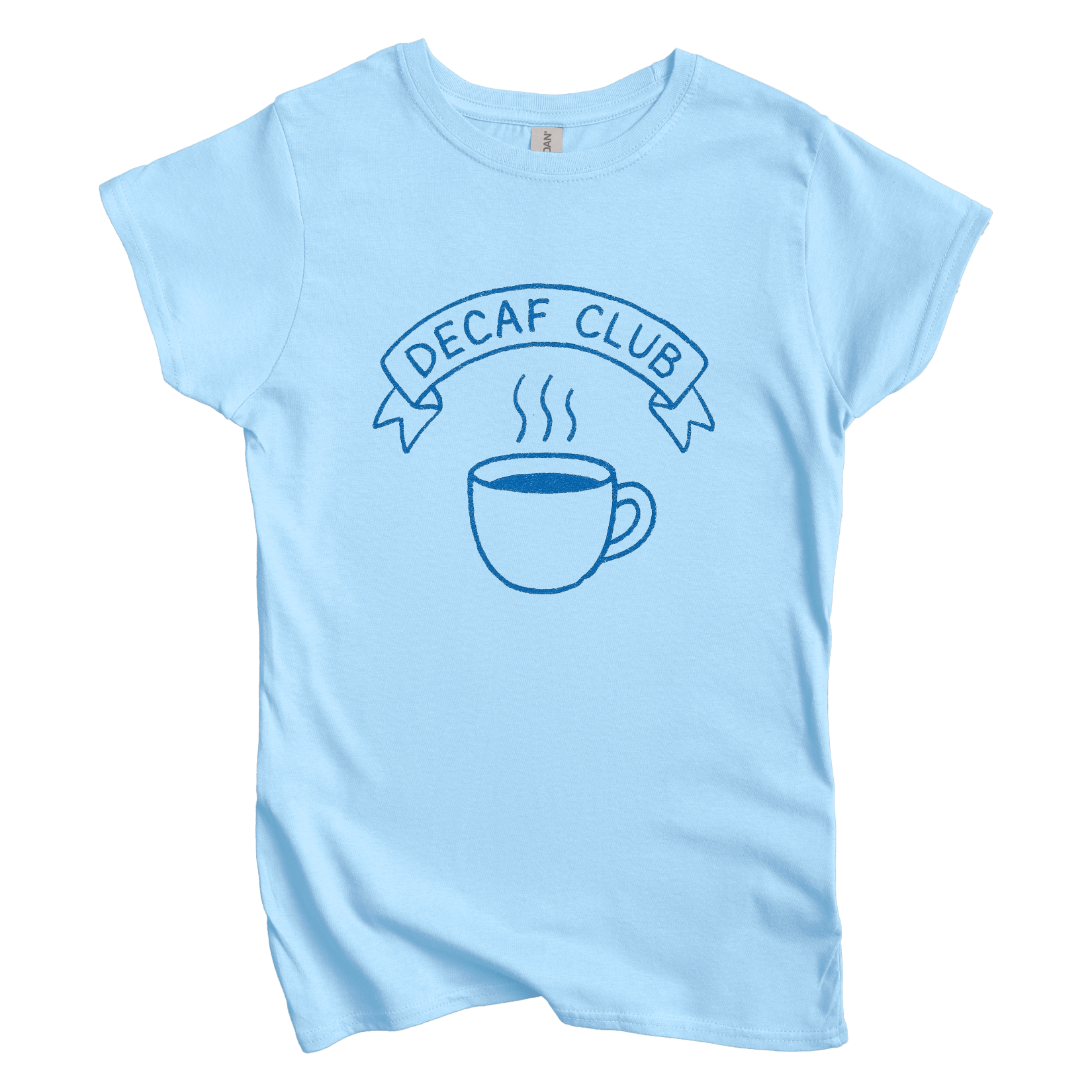 T-Shirt S / Light Blue Decaf Club Women's Tee