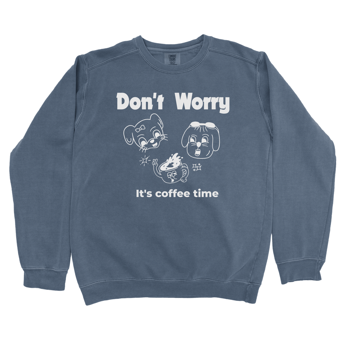 T-Shirts Denim / S Don't Worry: Sae Karepe Sweatshirt