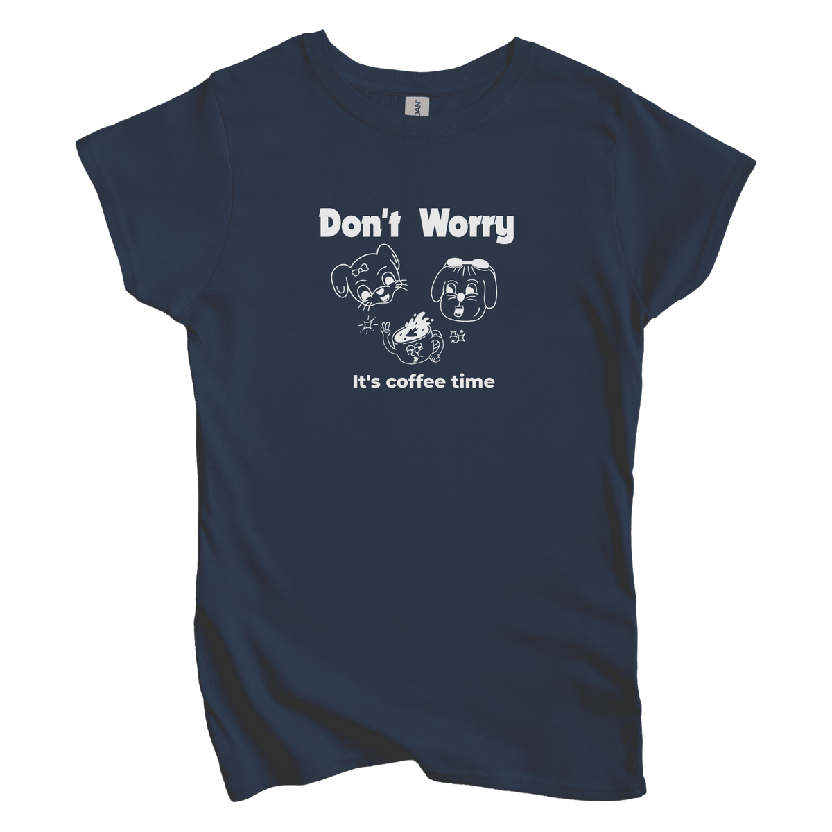 T-Shirt S / Navy Don't Worry: Sae Karepe Women's Tee