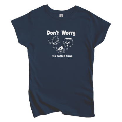 T-Shirt S / Navy Don't Worry: Sae Karepe Women's Tee