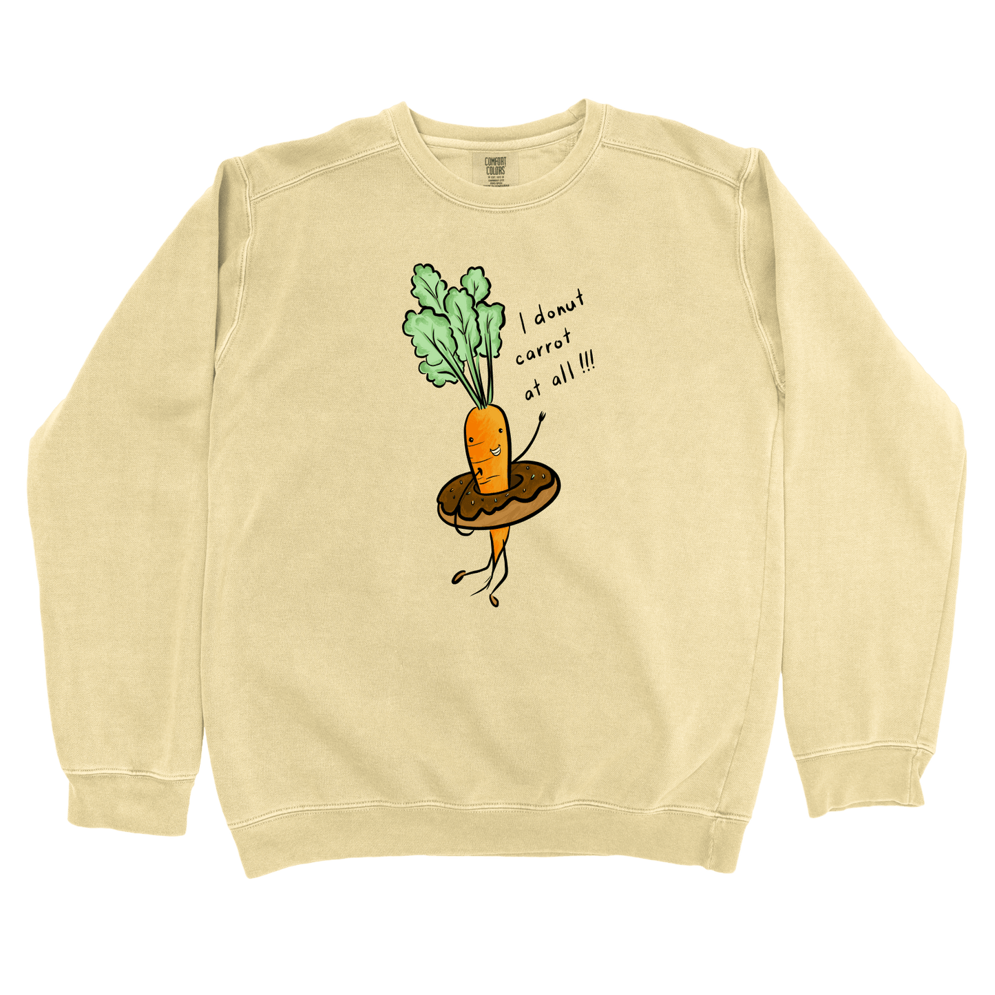 Sweatshirt Butter / S Donut Carrot: Micro Barbi Sweatshirt