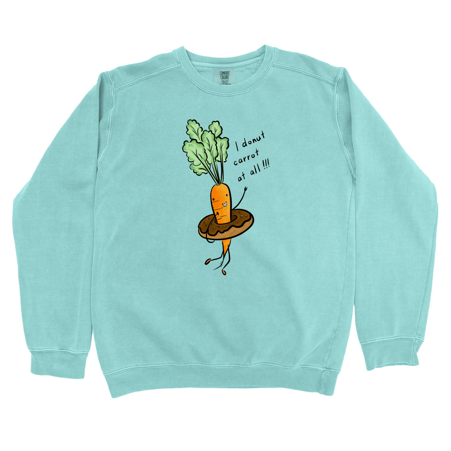Sweatshirt Chalky Mint / S Donut Carrot: Micro Barbi Sweatshirt